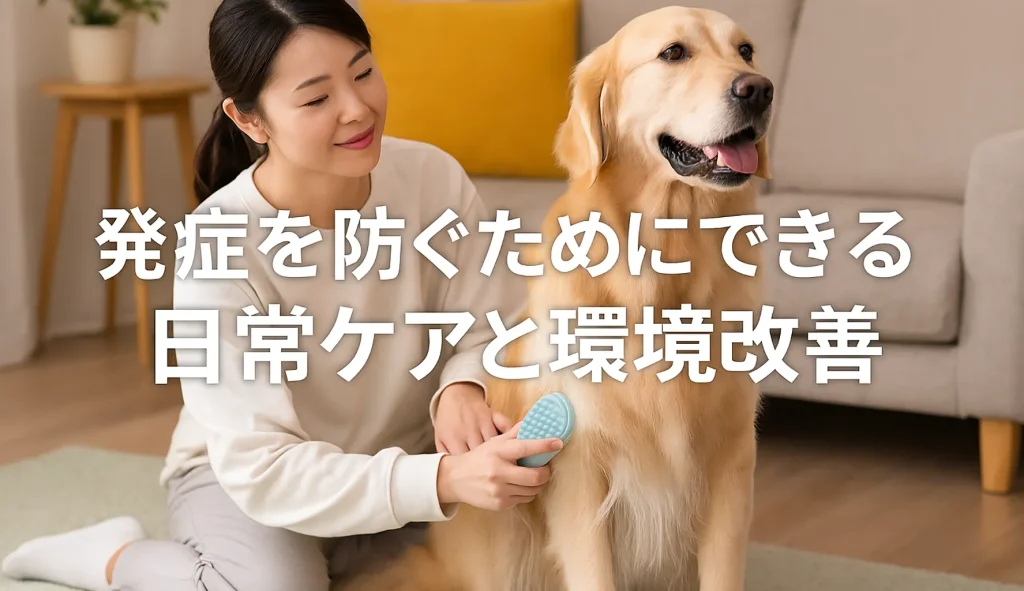 発症を防ぐためにできる日常ケアと環境改善