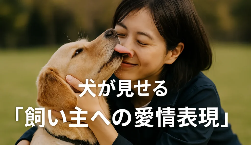 犬が見せる「飼い主への愛情表現」