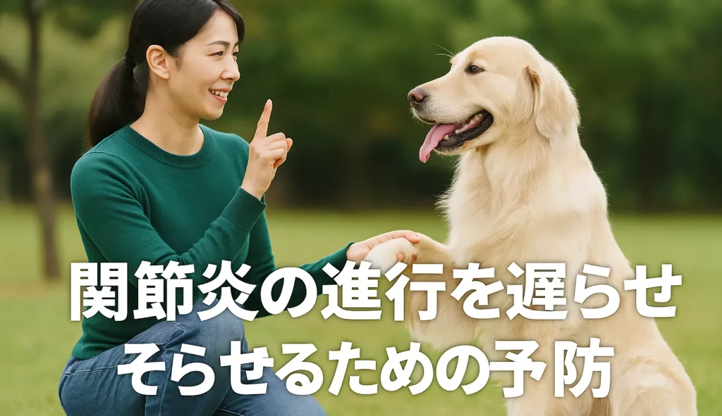 関節炎の進行を遅らせるための予防策