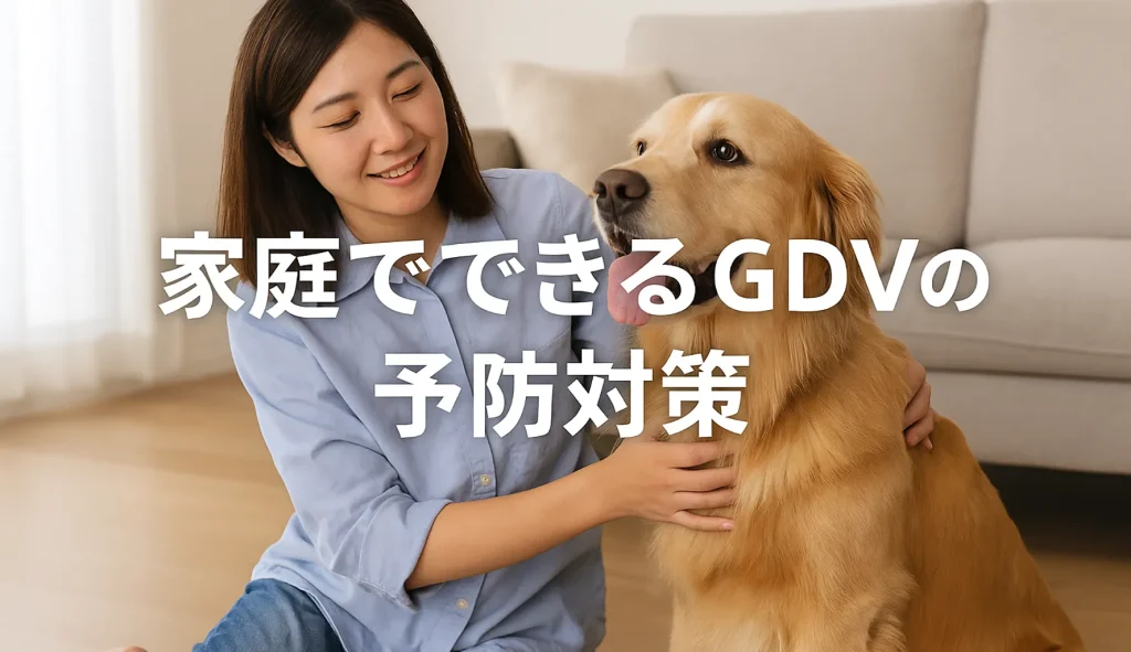 家庭でできるGDVの予防対策