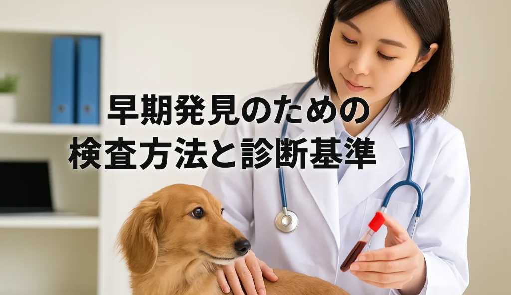 早期発見のための検査方法と診断基準