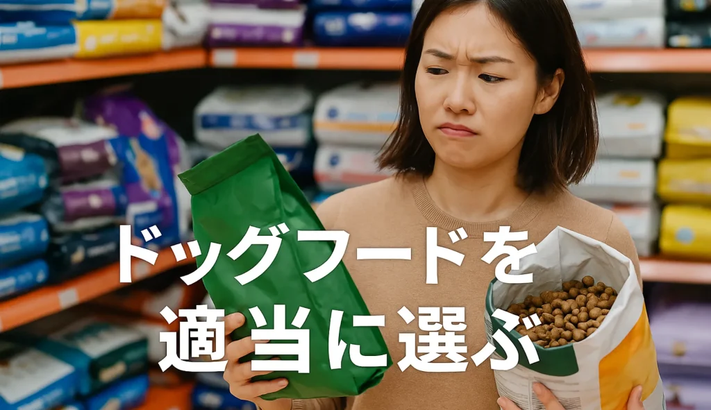 ドッグフードを適当に選ぶ