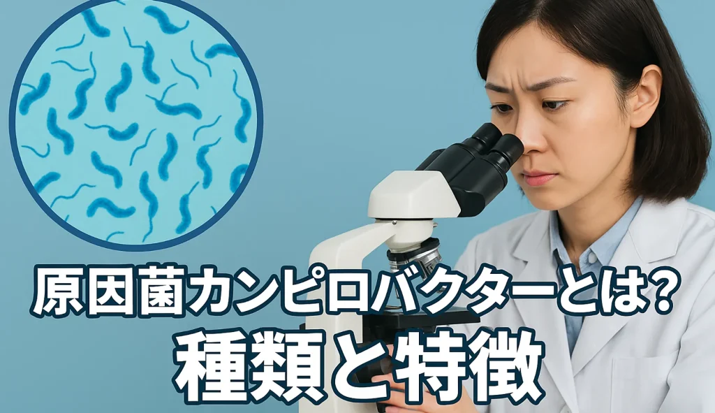 原因菌カンピロバクターとは?種類と特徴