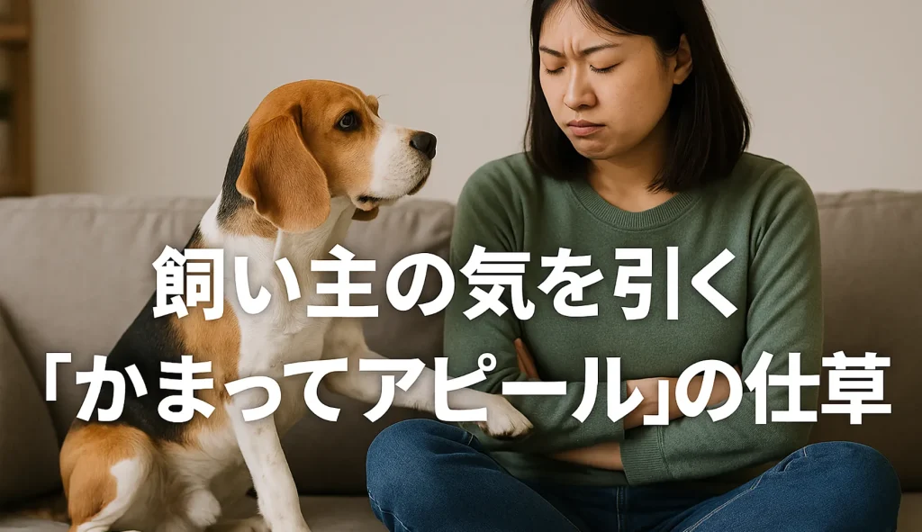 飼い主の気を引く「かまってアピール」の仕草
