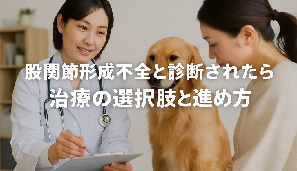 股関節形成不全と診断されたら:治療の選択肢と進め方