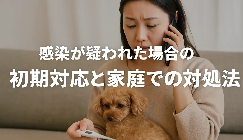 感染が疑われた場合の初期対応と家庭での対処法