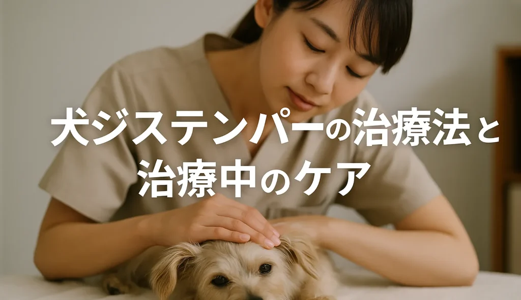犬ジステンパーの治療法と治療中のケア