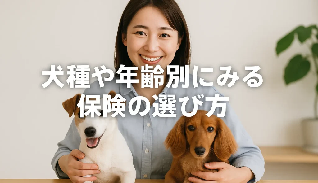 犬種や年齢別にみる保険の選び方