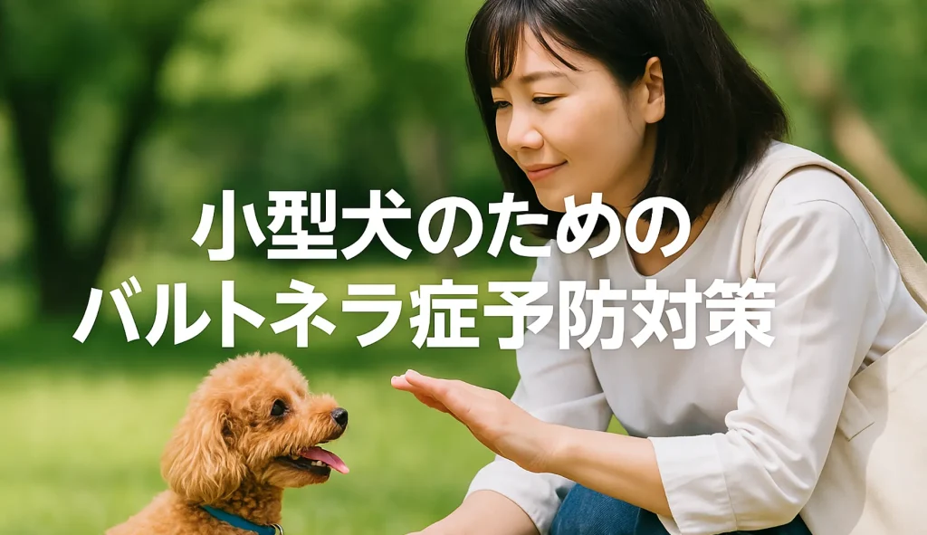 小型犬のためのバルトネラ症予防対策