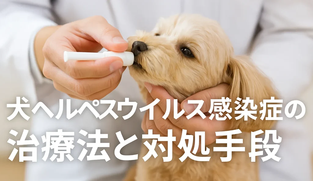 犬ヘルペスウイルス感染症の治療法と対処手段