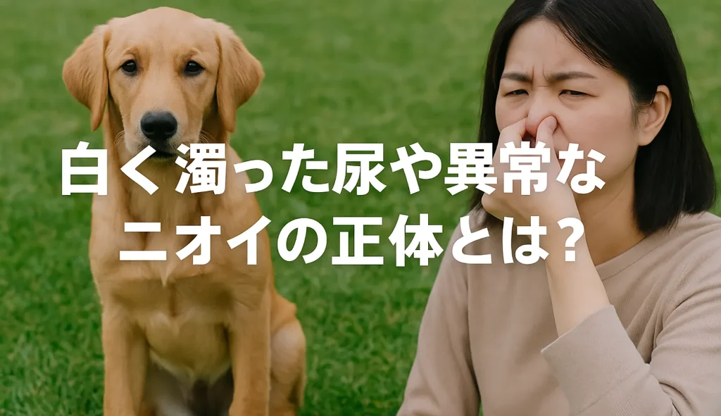 白く濁った尿や異常なニオイの正体とは?