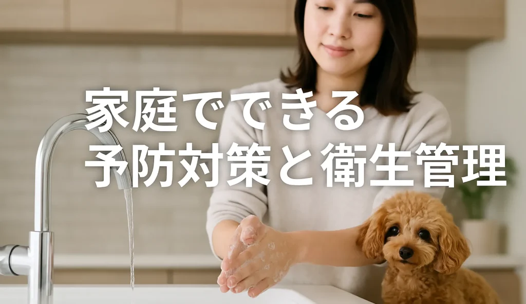 家庭でできる予防対策と衛生管理