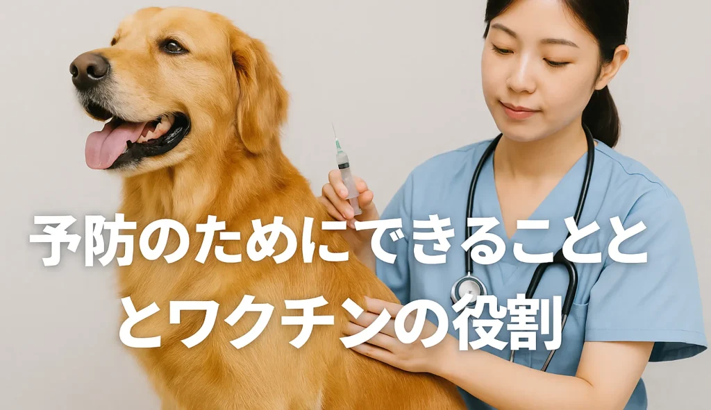 予防のためにできることとワクチンの役割