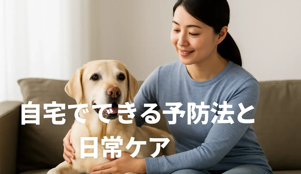 自宅でできる予防法と日常ケア