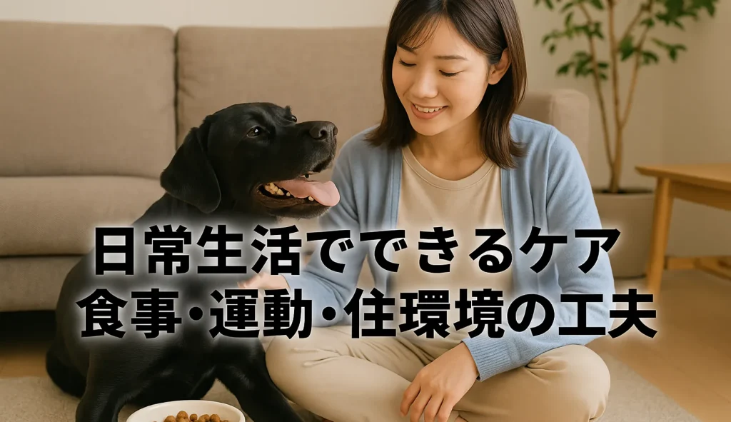日常生活でできるケア:食事・運動・住環境の工夫