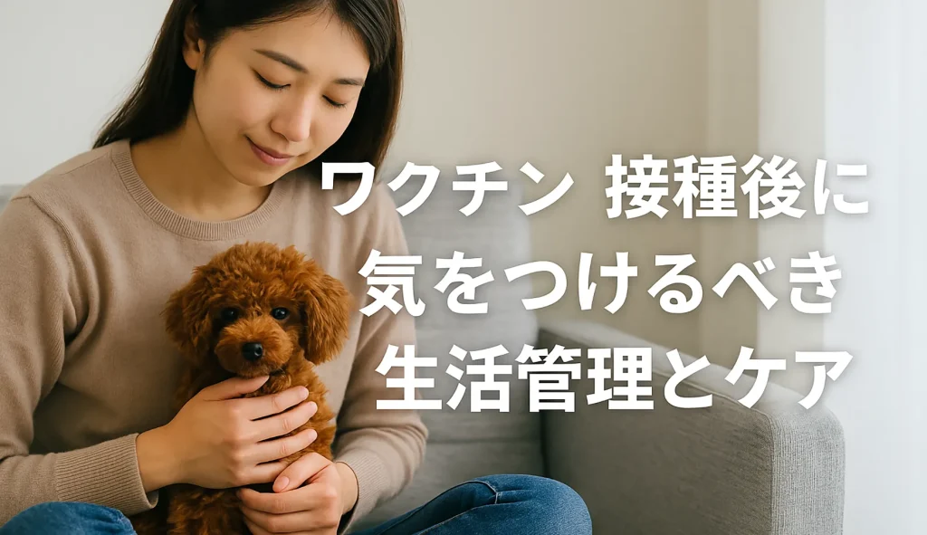 ワクチン接種後に気をつけるべき生活管理とケア