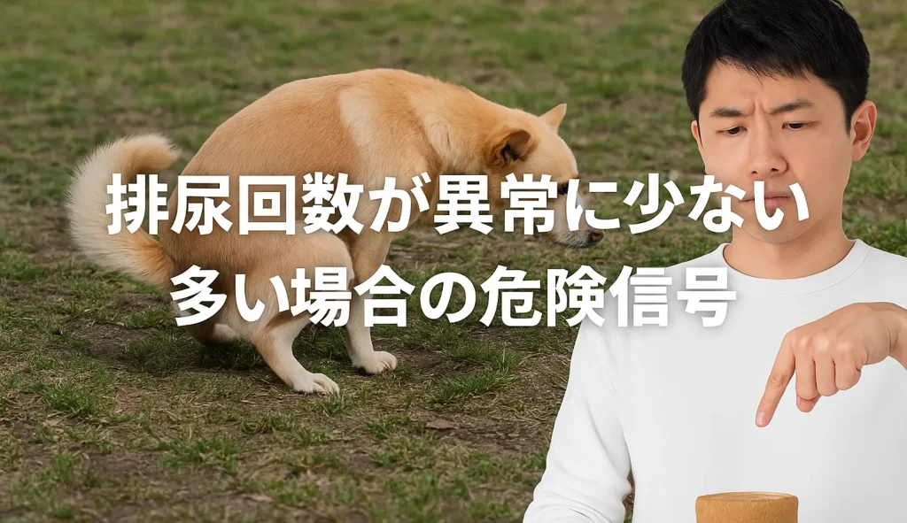 排尿回数が異常に少ない・多い場合の危険信号