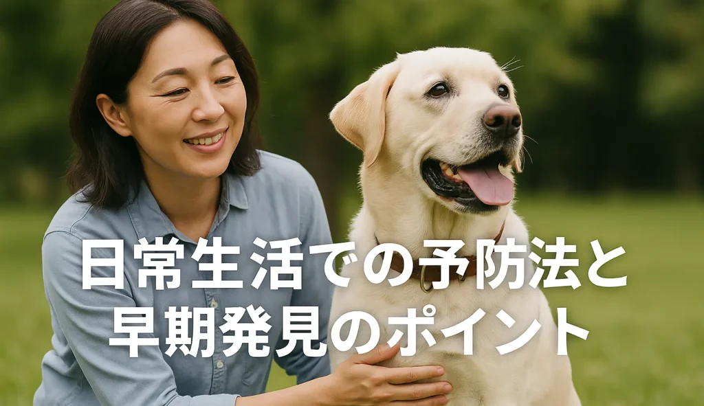 日常生活での予防法と早期発見のポイント