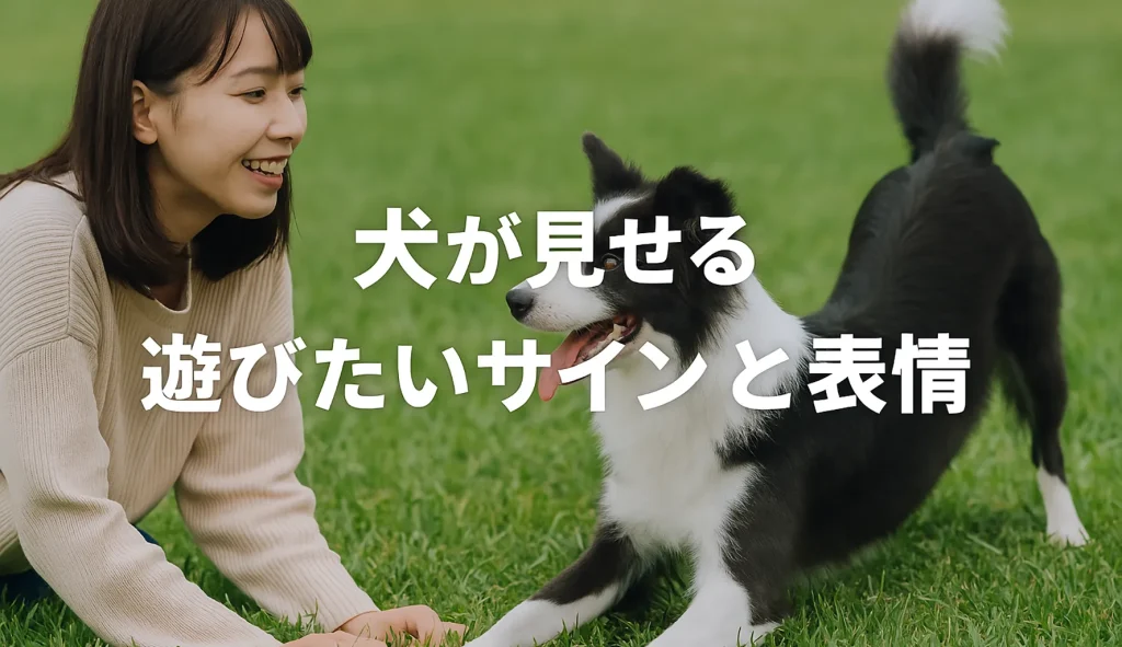 犬が見せる「遊びたいサインと表情」