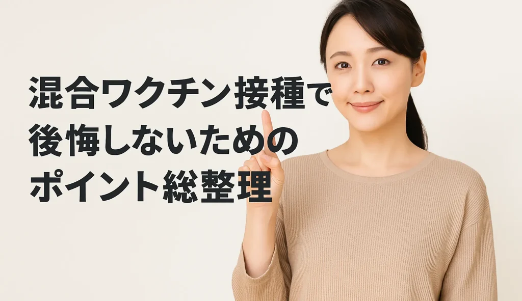 混合ワクチン接種で後悔しないためのポイント総整理