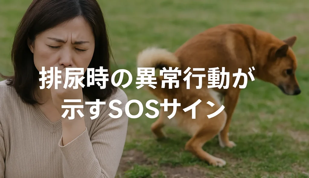 排尿時の異常行動が示すSOSサイン