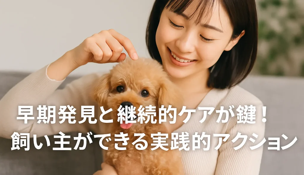 早期発見と継続的ケアが鍵!飼い主ができる実践的アクション