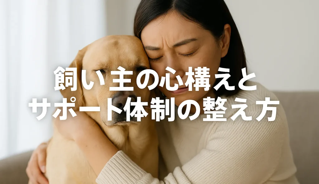 飼い主の心構えとサポート体制の整え方