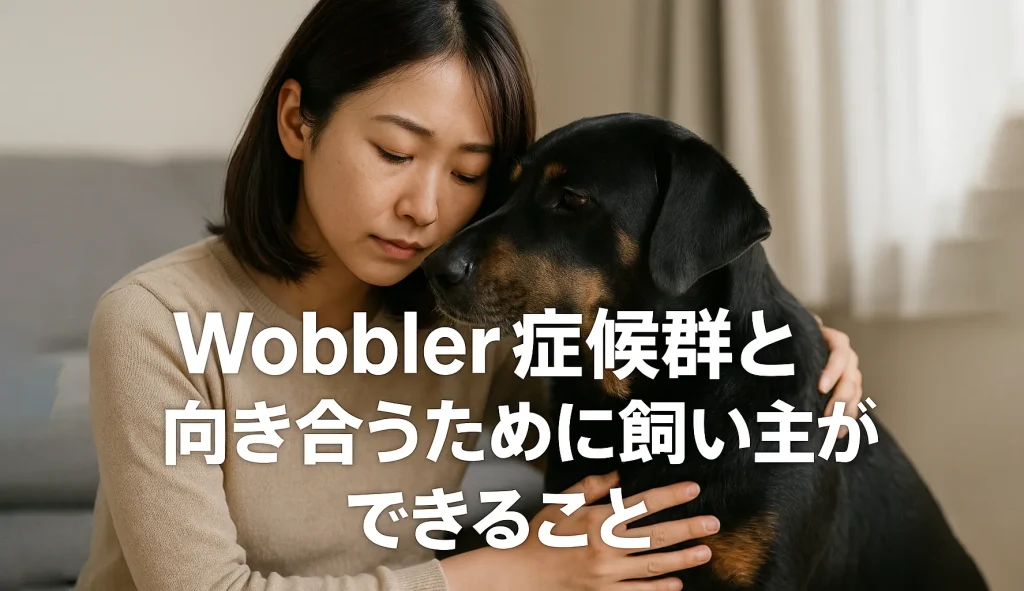 Wobbler症候群と向き合うために飼い主ができること