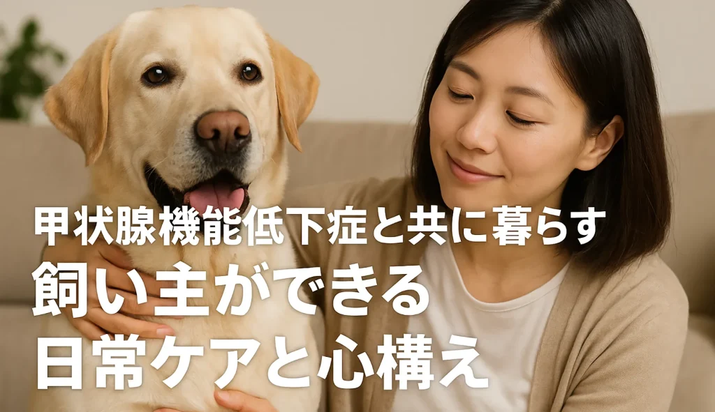 甲状腺機能低下症と共に暮らす〜飼い主ができる日常ケアと心構え〜