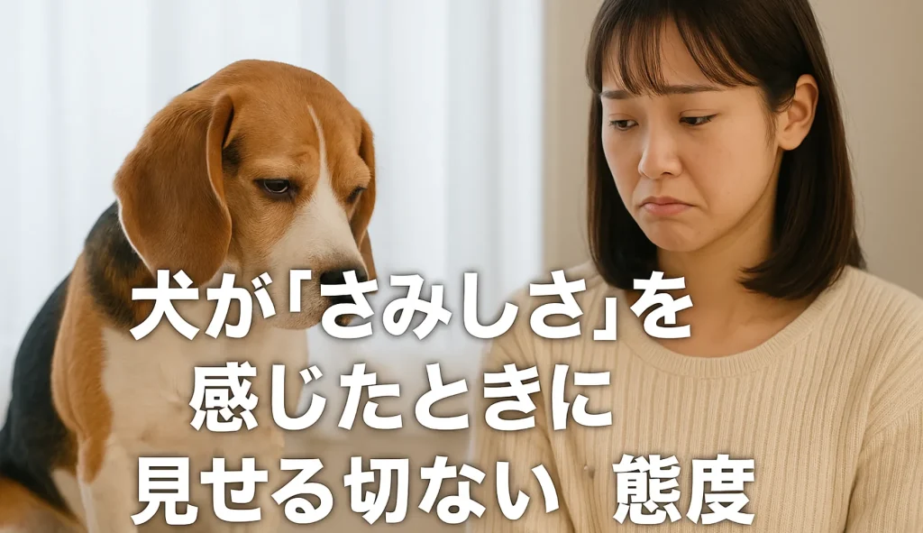 犬が「さみしさ」を感じたときに見せる切ない態度