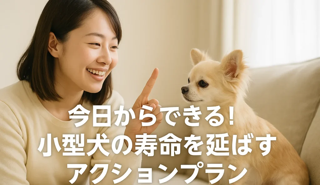今日からできる!小型犬の寿命を延ばすアクションプラン