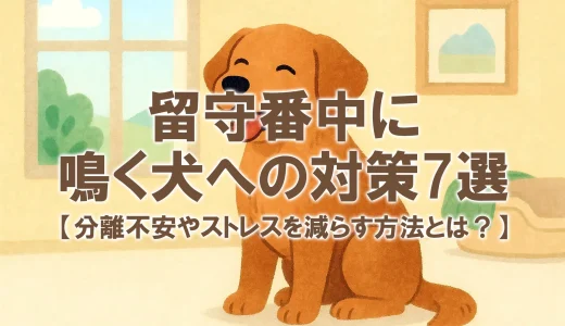 留守番中に鳴く犬への対策7選｜分離不安やストレスを減らす方法とは？