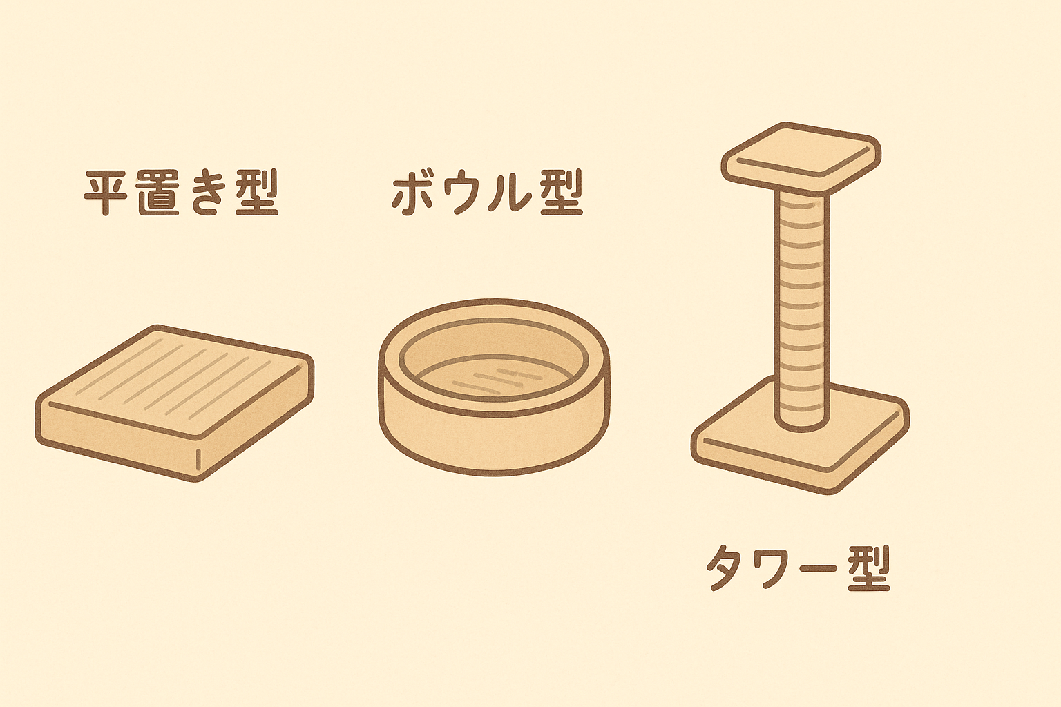A flat, cute, soft pastel-colored Japanese blog illustration style infographic image. Show three sim